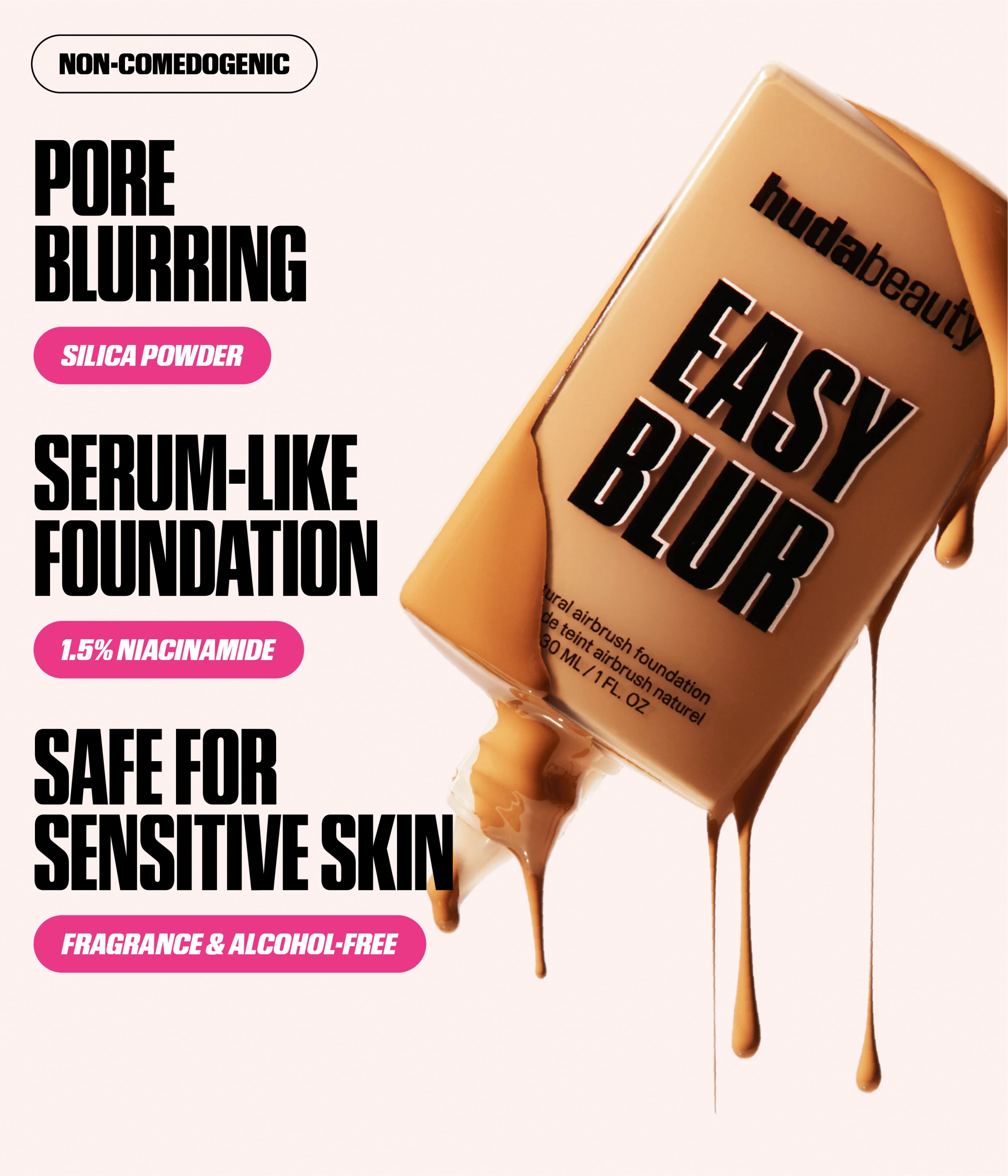 Easy Blur Natural Airbrush Foundation with Niacinamide - Image 4