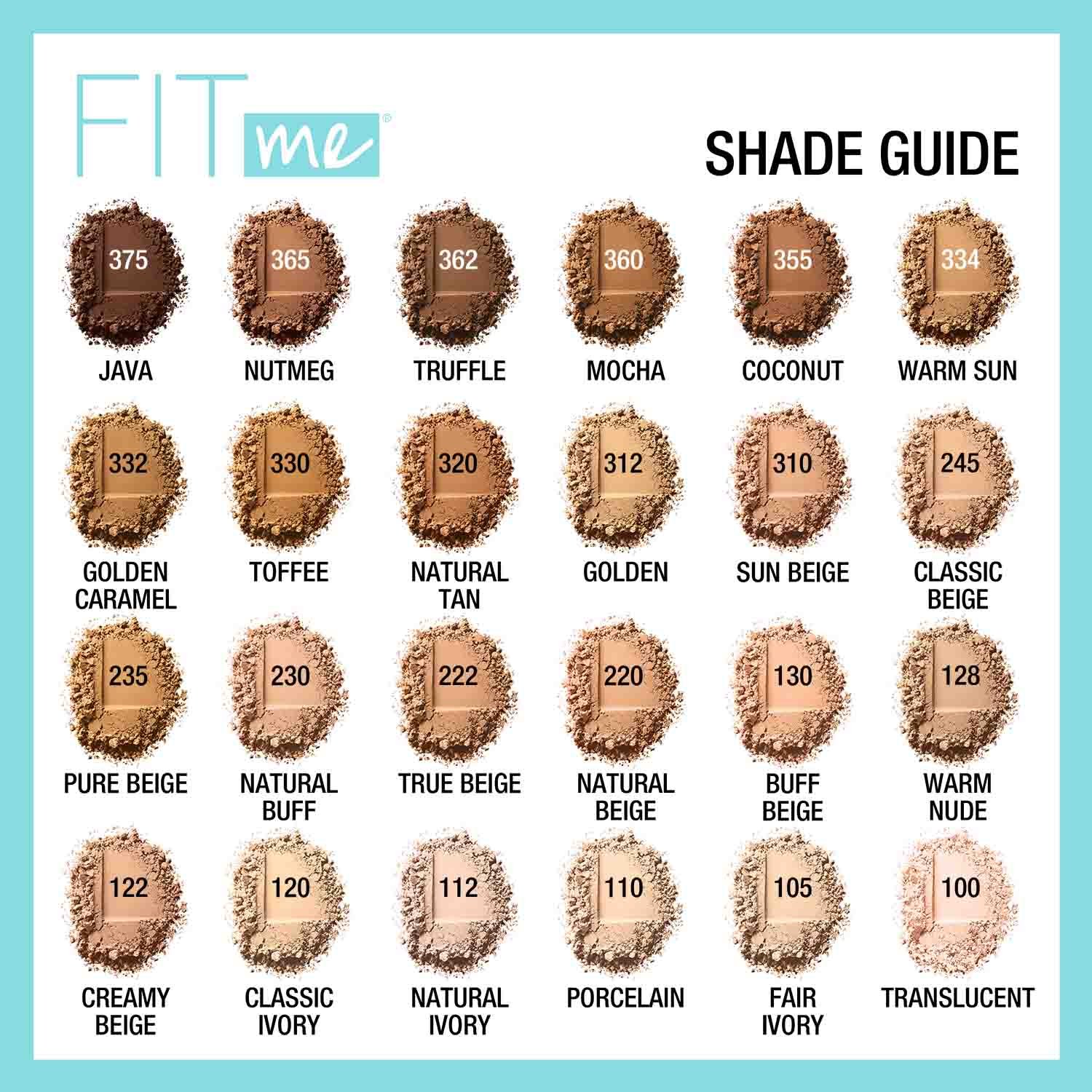 Fit Me® Matte + Poreless Powder Foundation Makeup - Image 4