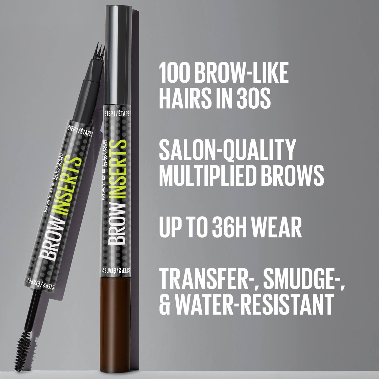 BROW INSERTS™ EYEBROW MULTIPLYING PEN & BRUSH - Image 2